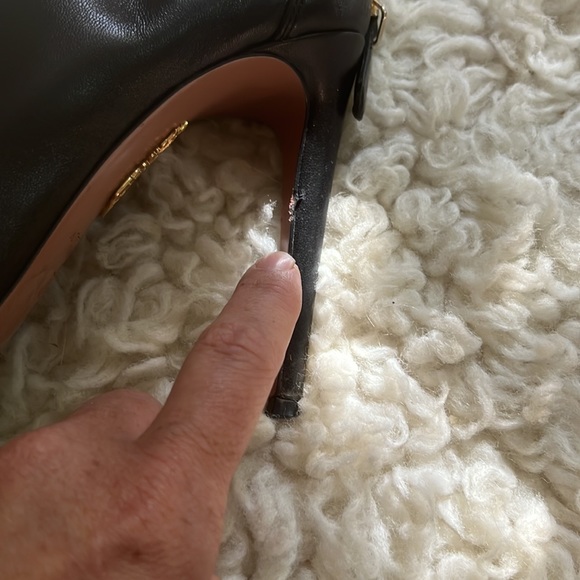 Aquazzura Bianca Leather Keyhole Bootie - Picture 6 of 8